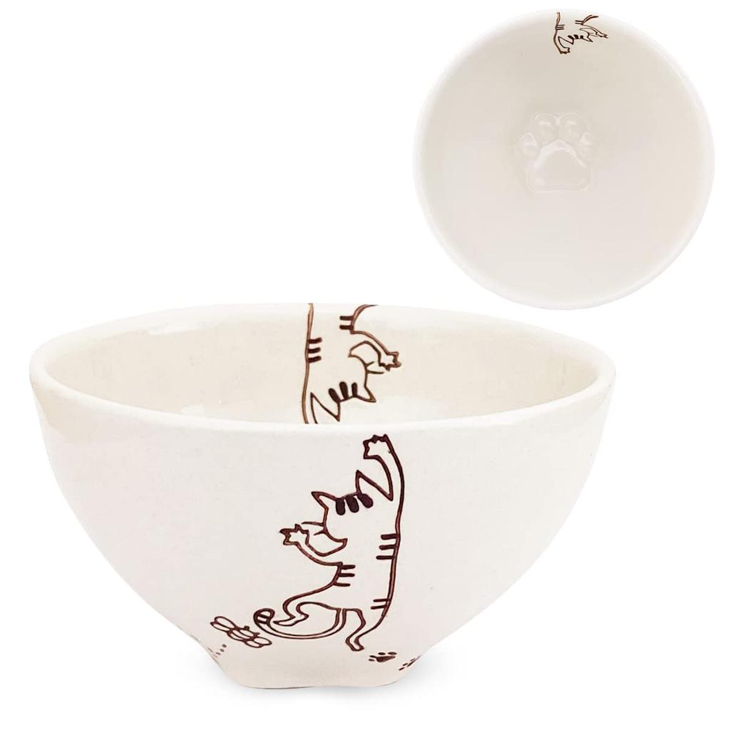 Studio Sho Cat Paw Rice Tiger Hasami Made In Japan J-Kitchens ~ Bowl, Design, Ware,