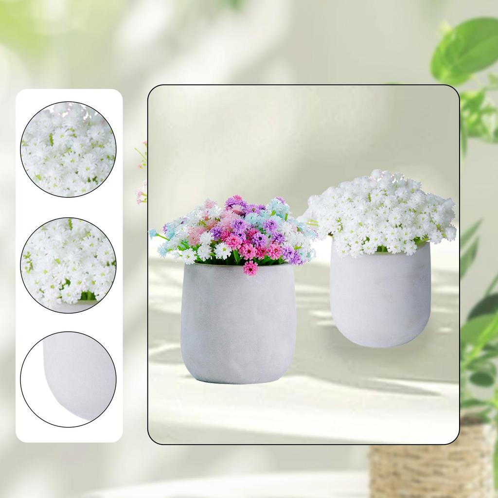 Gypsophila Artificial Flowers Desktop Ornament for Living Room Farmhouse