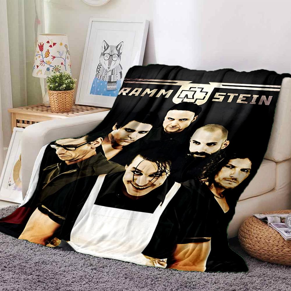 1pz Rammstein Culinary Chaos Coperta in Flanella per Morbidissimo Carino Comfort Coperta per Viaggio Biancheria da Letto Divano Divano Coperta Y7301