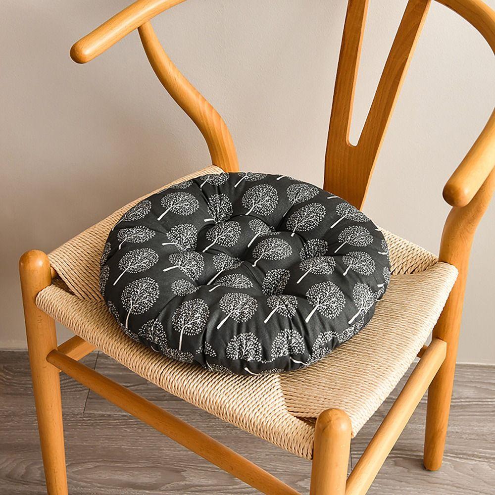 Soft Comfortable Dining Chair Cushion Modern Simple Cushion 10styles Non-slip Round Cushion Luxurious Student Seat Cushion