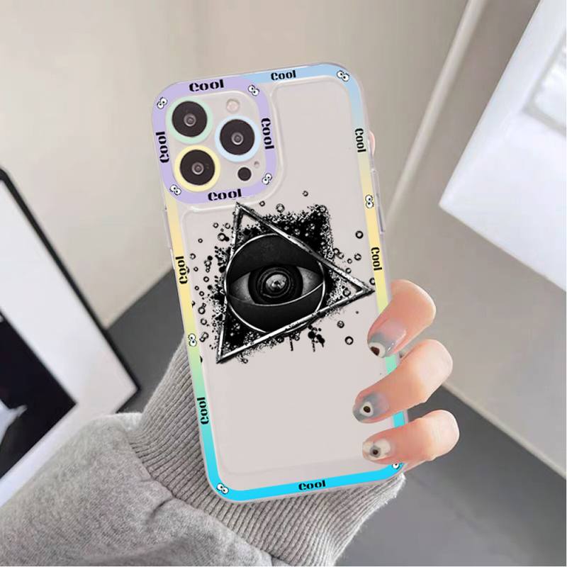 Eyes Art Phone Case for iPhone 11 12 13 Mini Pro Max 14 Pro Max Case shell