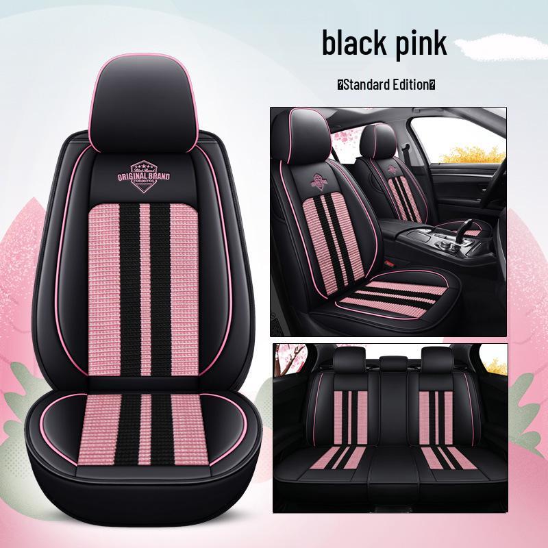 2021 Volkswagen Lavida Cross Ice Silk Seat Cushion, Cartoon Design, All-Season, Full Coverage.