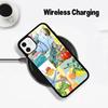 S-Seaside Scenery Wine Lemon Wireless charging phone case compatible with iPhone 17/16/15/14/13/12/11