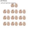 20PCS Small Footprint Paving Stones Resin Potted Footprint Ornament  Pathway