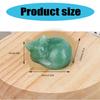 Natural Crystal Sleeping Cat Carving Crystals Sleeping Cat Statue Handcrafts Stone Art Figurine for Home Decors Gift