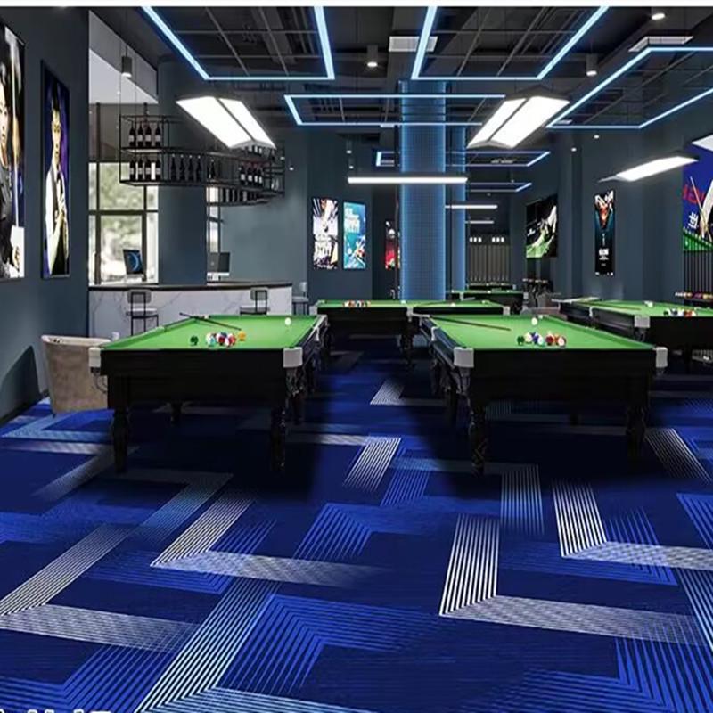 Luxury Printed Carpet for Hotel Billiard, Game, and Recreation Rooms – Wall-to-Wall Hallway and Private Room Flooring