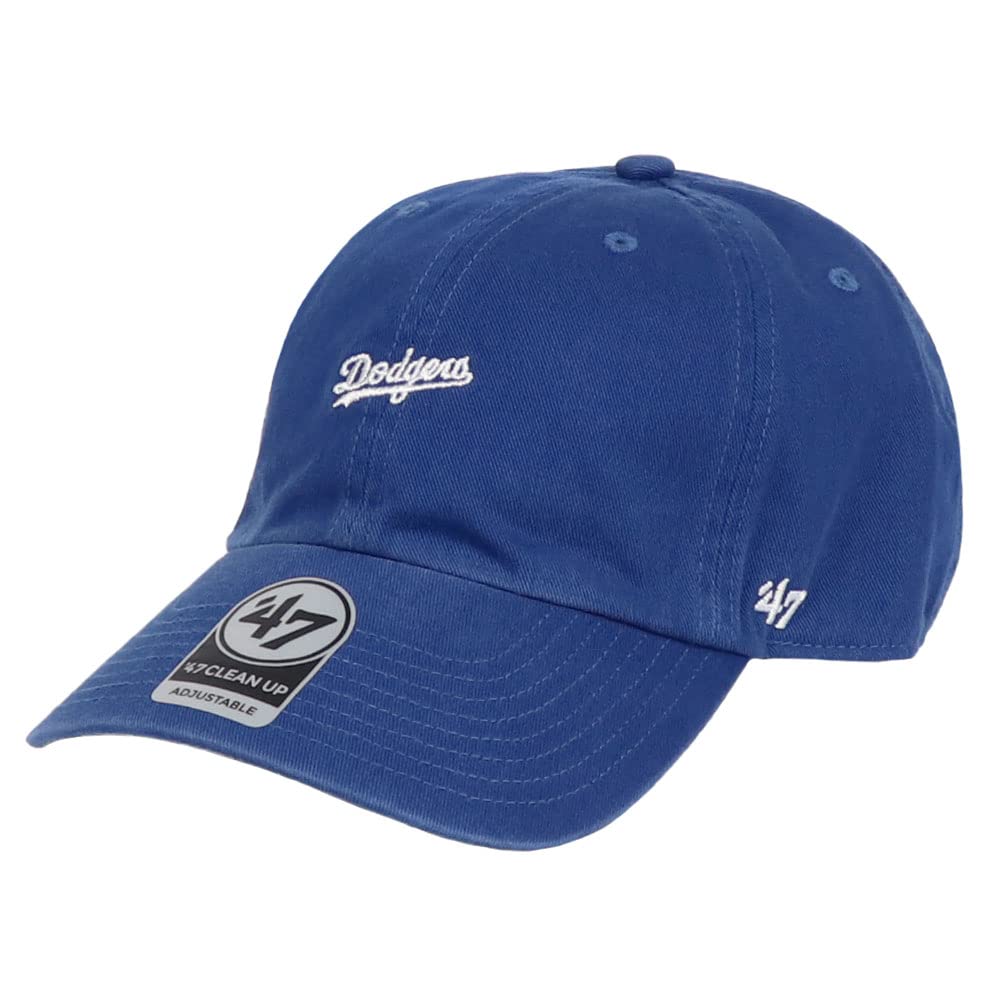 

47 Cap Cleanup Baserunner Script Mini Logo Hat Forty Seven Dad Hat Unisex Dodgers Blue Men s Women s [Б/у]