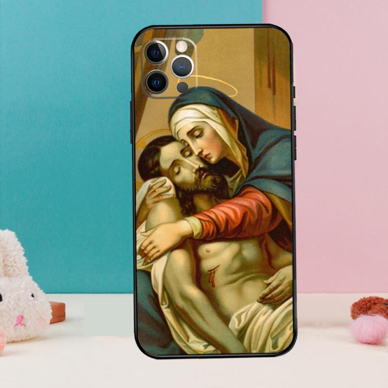 Virgin De Guadalupe Virgen Mary Phone Case For iPhone 17 Air 16 15 14 12 11 13 Pro Max 12 13 mini 15 16 Plus 16e Cover Coque