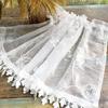 Pureaqu Stylish Floral White Cafe Small Lace Room Half Window Living Coffee 1 Width 200cm X Length 50cm Curtains, Short, Window, Curtains, Partitions,