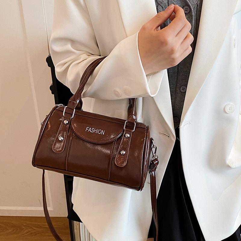 Niche pillow bag new women's bag texture handbag oblique span bag versatile single shoulder underarm bag women