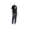 Nike Logo Letter Print Vintage Round Neck Drop Shoulder Short Sleeve T-Shirt Unisex T-Shirts Black FB2750-010