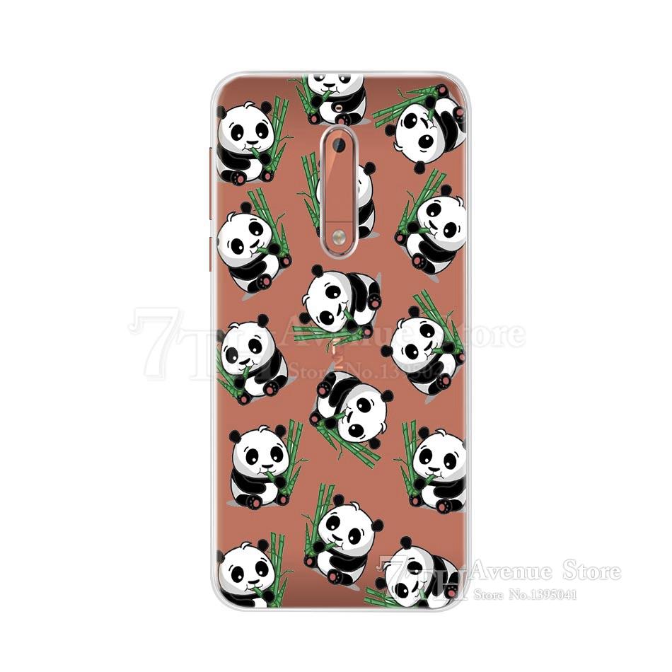 For Nokia 5 Case 5.2" Cartoon Soft Silicone TPU Phone Case For Nokia 5 Nokia5 Global Dual TA-1024 TA-1053 TA-1044 Back Cover