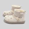 Schneestiefel Fleece-Schuhe Winterstiefel Freizeit Verdickt Warm Plateau Baumwollschuhe