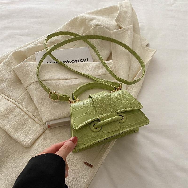 Женская сумочка Модная Простая Универсальная Сумка на Одно Плечо зелёный