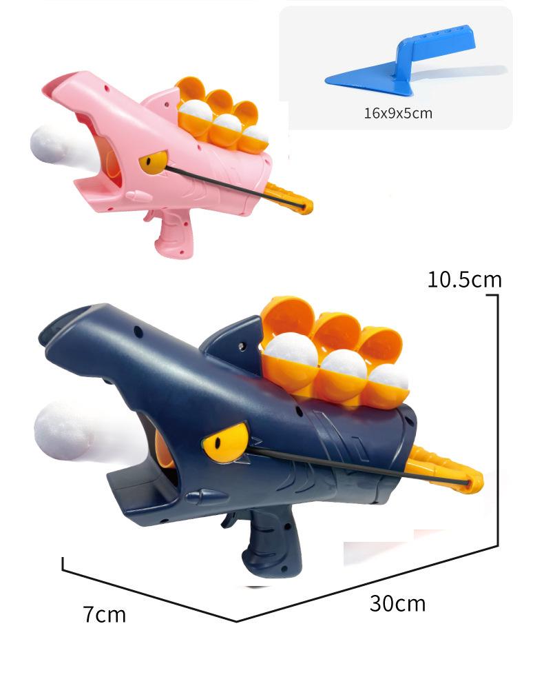 Snowball Launcher: Winter Snow Play Tool and Pellet Gun for Snowball Fights