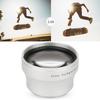 37MM 2X Aluminium Alloy Magnification Converter Lens for 37MM  Diameter Camera Lens