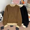 Heren Retro Patchwork Twee-in-één Vest Trui voor Herfst/Winter - Hoogwaardige Losse Gebreide Bovenkleding