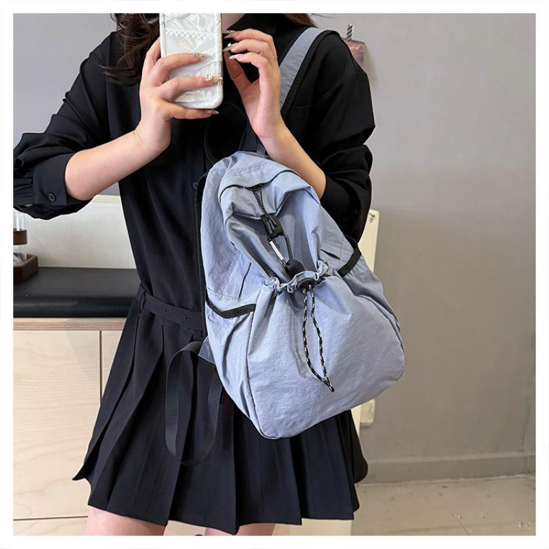 Tooxika Ins Niche Design Backpack Student Class Bag Portable Backpack Commuting Versatile Travel Bag