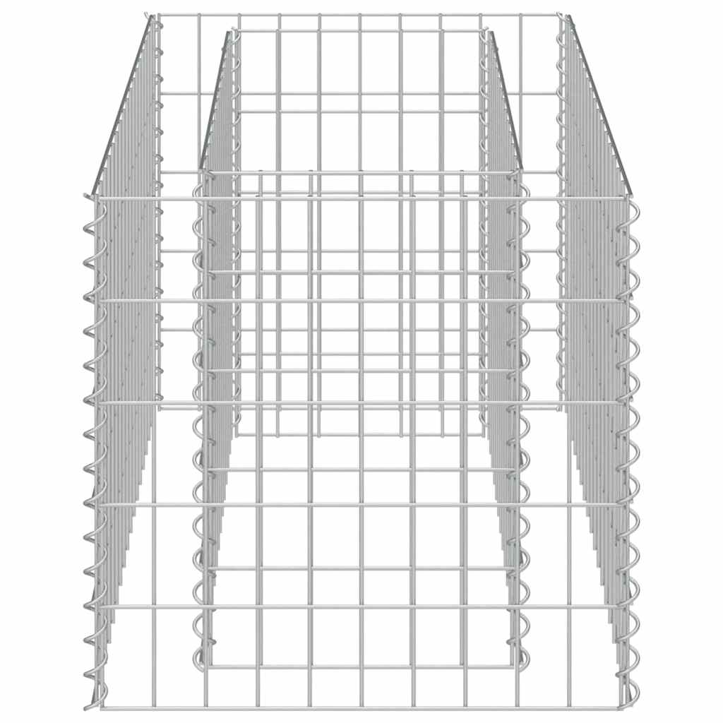 Gabion Raised Bed Galvanized Steel 90*50*50 Cm
