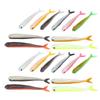 2Set Artificial Simulation Double Color Soft Silicone Lure Bait Fishing Accessory
