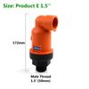 1/2~2 Inch Automatic Intake And Exhaust Valve Fittings Accessories Plastic Miniature Air Valve For Agricultural Irrigation