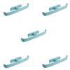 Plastic Wall Mount Shoe Holder 5Pcs No Drill Installation Water Resistant Design Slipper Hanger Rack for Modern Homes