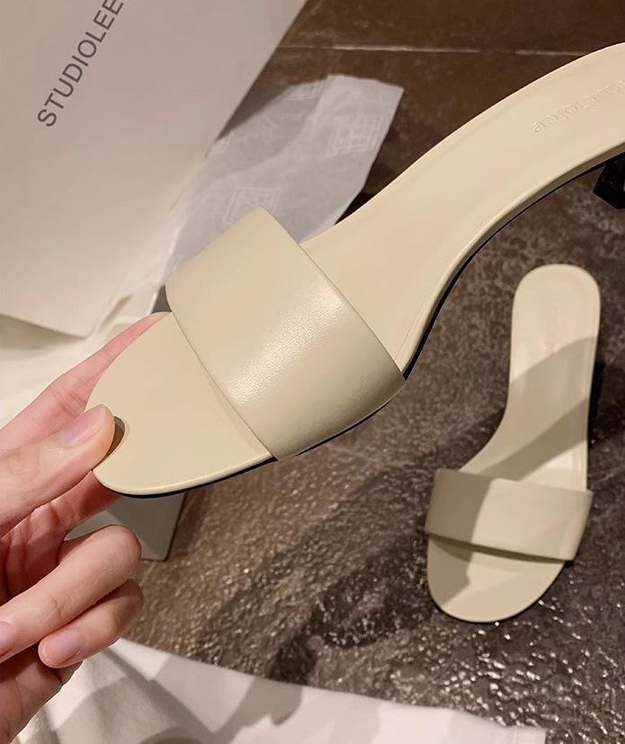 Hroznové Maminčiny Hedvábné Jednopáskové Sandály na Koťátkovém Podpatku z Kůže pro Ženy