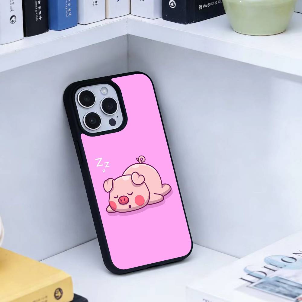 

Cute Cartoon Pig Phone Case For iPhone17,16,15,14,13 Plus,Pro Max Magnetic For Magsafe Wireless Charging iphone16e