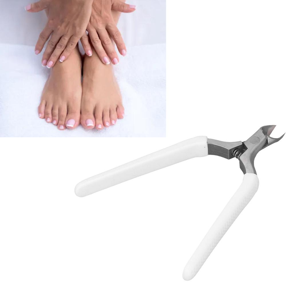 Professional Stainless Steel Cuticle Trimmer Dead Skin Remover Inline Spring Slip Resistant Cuticle Trimmer