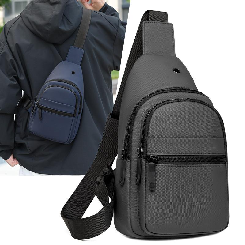 New Casual Breast Bag Outdoor Sports Crossbody Bag Lightweight Shoulder Bag Large Capacity Cycling Multifunctional Breast Bag