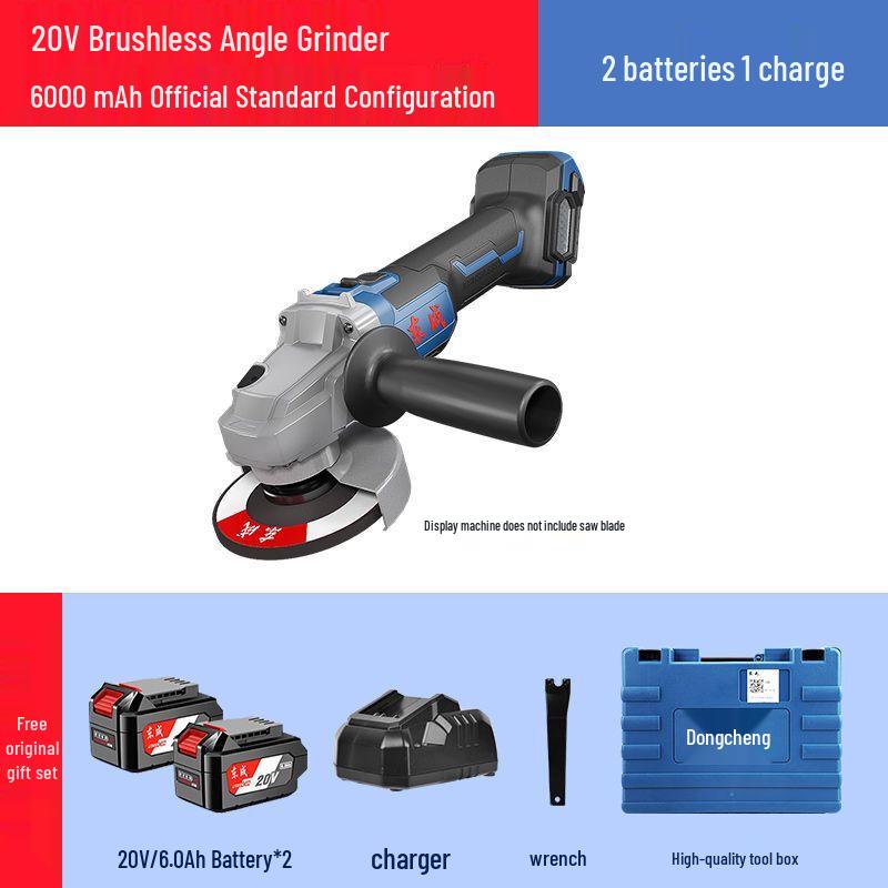 

Dongcheng Brushless 220V Electric Angle Grinder CN plug (adapter included)