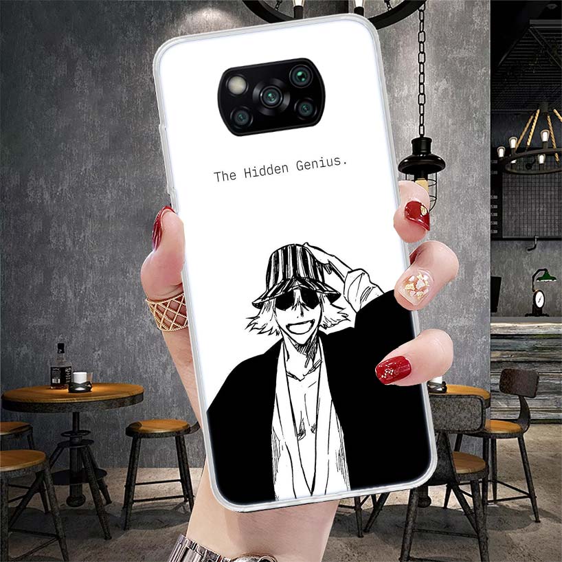 Bleach Kisuke Urahara Soft Phone Case For Xiaomi Redmi 15C 15 13C 13 Poco X5 X6 X7 F7 Ultra M7 12C 12 10 10C 9C 9A 9T 9 Fundas P