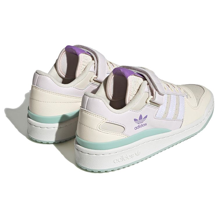 Adidas Originals Forum Low Casual Low-Top Skate Shoes Women Sneakers White Purple Green IG2997
