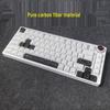 Personalized Carbon Fiber Keycaps for Wooting Mechanical Keyboards
