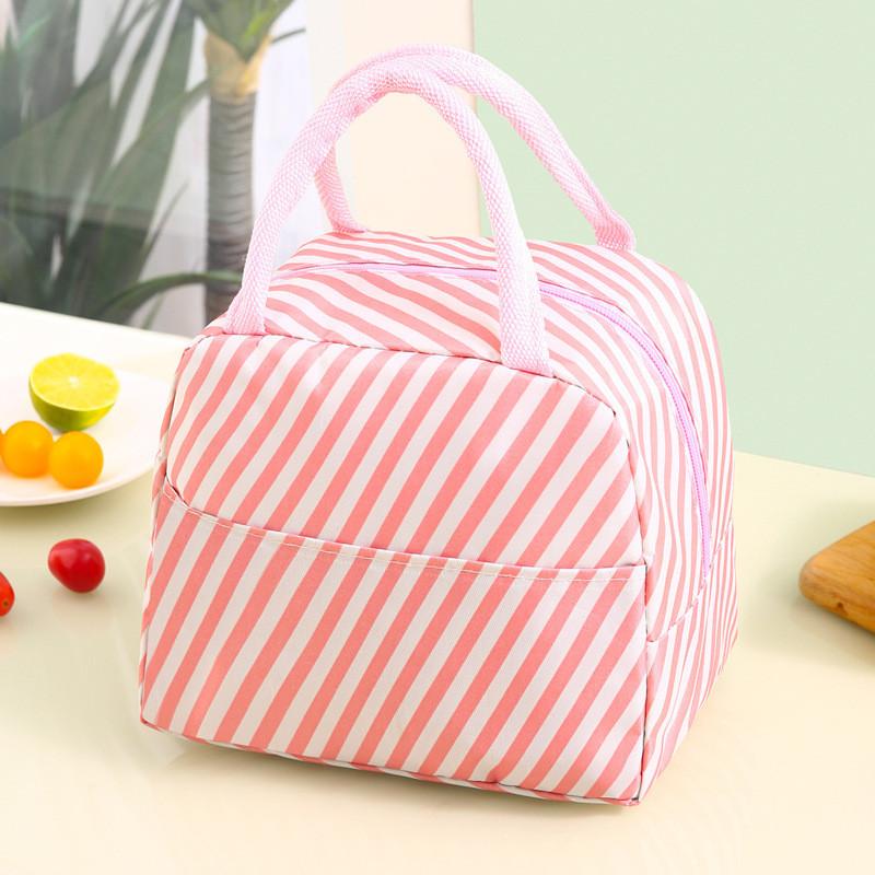 Box Lunch Handbag Insulated Bento With Aluminum Foil Thickened Bag By Hand Gift