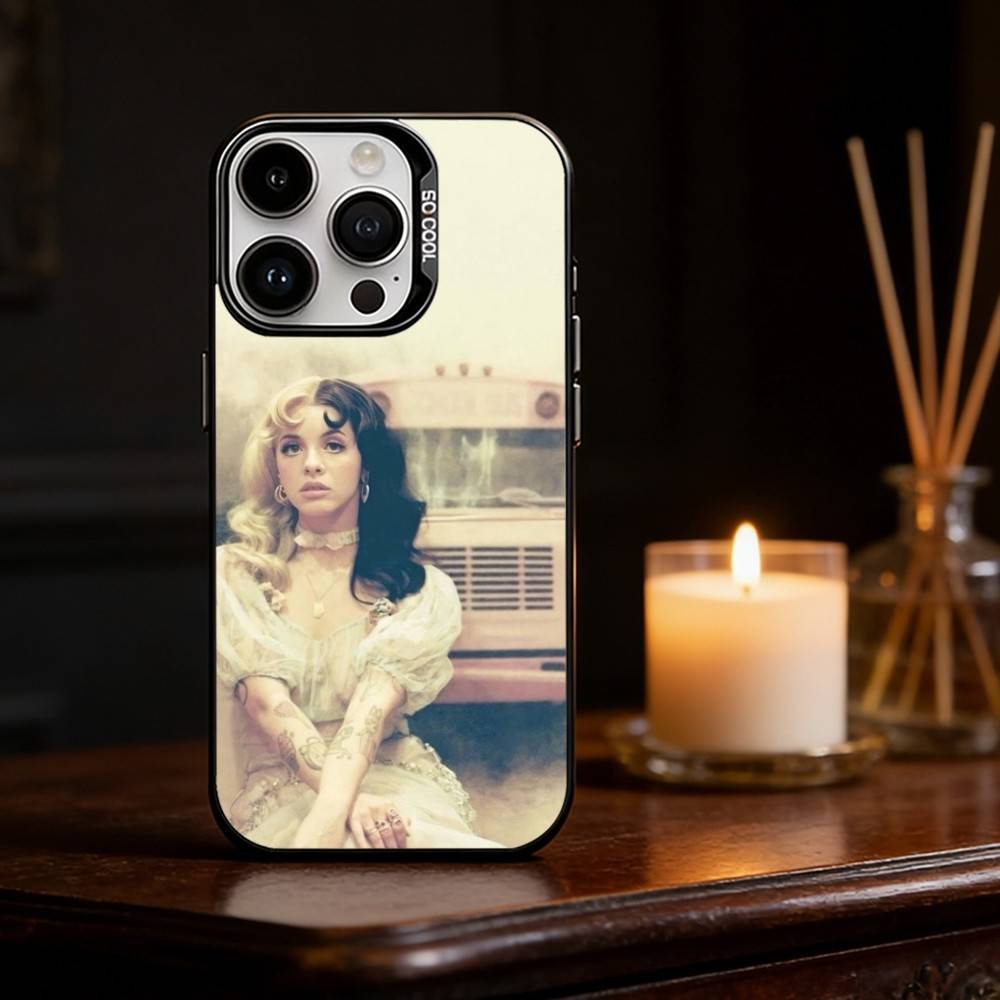 Girl Singer M-Melanie Martinez Phone Case For iPhone 17,16,15,14,13,12,11,Pro Max,Plus Candy Silver Cover