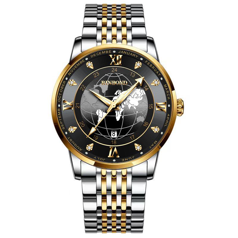 Concept Men's Watch Creative Cool Large Dial Earth Star Butterfly Buckle Strap 2025 New Quartz Watch