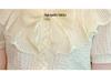 Women's French Chic Lace Chiffon Blouse - Spring Fashion Short Sleeve, Slimming and Stylish