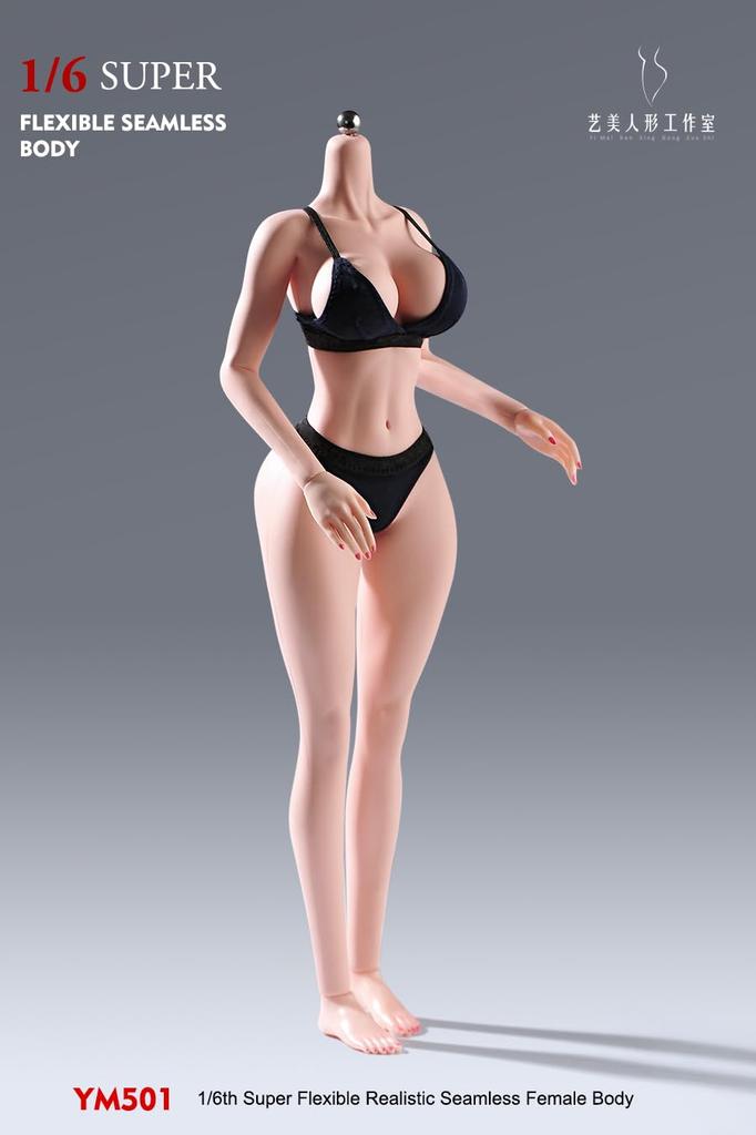 Toys Hobbies Scale Action Figure YIMEI YM501 Super Large Bust Platinum Silicone Beautiful Female Seamless Body with Physiological Parts Clothes and