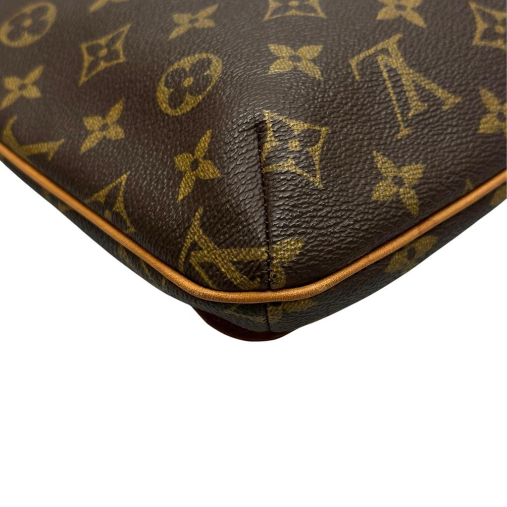 LOUIS VUITTON Mudget Salsa M51258 Shoulder Bag Brown Women used