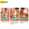 Stainless Steel Egg Piercer with Sturdy Base Prevents Cracking Easy Peeling Egg Pricker for Cooking Steaming Kitchen Gadget