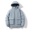 Padded Clothes Men's Winter Loose Solid Color Padded Clothes Thickened Tooling Padded Jacket Warm Casual Versatile