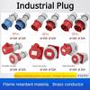 IP44 IP67 Industrial Socket 3 PIN Waterproof Connector 16A 32A Socket Industrial Male Female Electric Plug  Wall Mount Plug