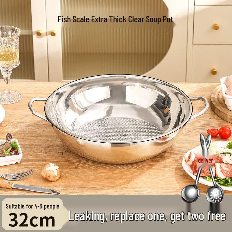 Thickened Stainless Steel Hot Pot