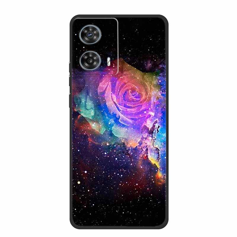 Phone Case For Moto Edge 50 Fusion Back Cover Case Shockproof Black Silicone Soft Funda For Motorola Edge 50 Fusion Case 6.7"