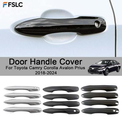 Cars Accessories Door Handle Cover For Toyota Camry Corolla Avalon Prius 2018-2024 Car Decoration Styling Modify A Car