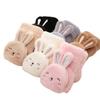 Fashionable Soft Outdoor Cute Rabbit Ladies Warm Half Full Finger Winter Women Gloves