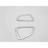 For Hyundai Tucson 2016-2018 Matte Silver Dash L&R AC Air Outlet Vent Trim 2PCS