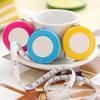 Candy Color Keychain Tape Measure 1.5 Meters Quantity Clothing Size Tape Measure Small Tape Measure