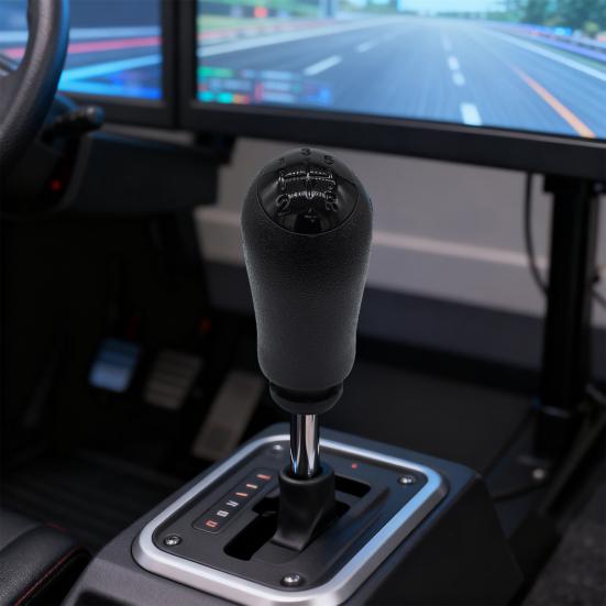 Yousheng 5-Speed Gear Shift Knob for Renault Ergonomic Replacement Handle Universal Car Gear Shift Lever Handle Dust-Proof Cover Black Gear Lever